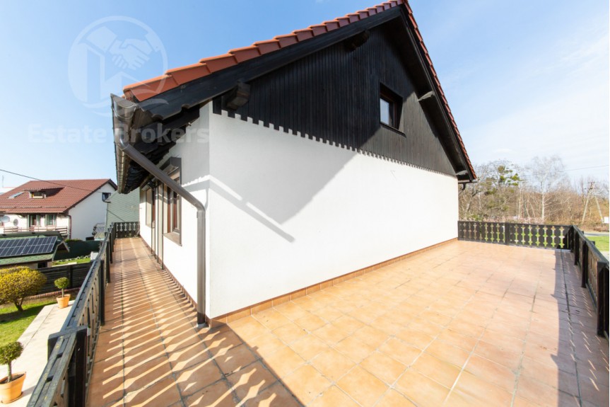 powiat trzebnicki, Trzebnica, Oleśnicka, Dom 176 m&sup2; przy lesie, duża działka