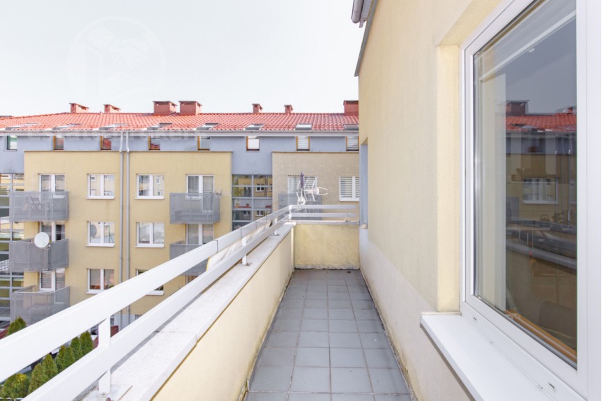 Wrocław, Tarnogaj, Świeradowska, Dwupoziomowe 3 pokoje | Balkon | Widok na patio
