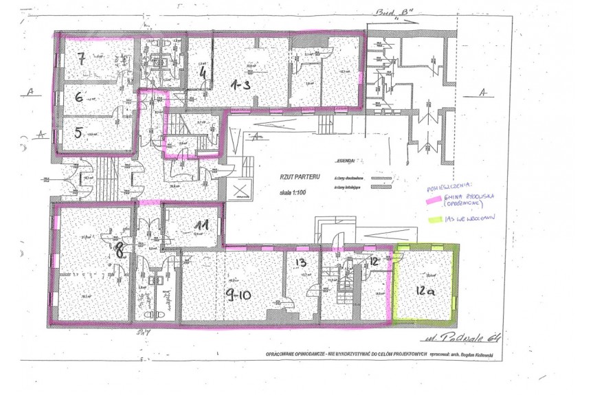 Wrocław, Stare Miasto, Podwale, Budynek pod szkołę prywatną