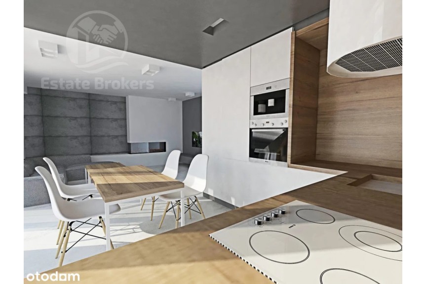 Wrocław, Krzyki, Gen. Stefana Grota-Roweckiego, Dom bliźniak 168 m&sup2; na zamkniętym osiedlu