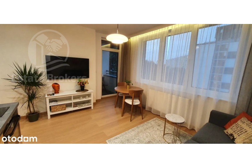 Wrocław, Powstańc&oacute;w Śląskich, Zamknięty teren  Monitorowane  2 pokoje  Balkon