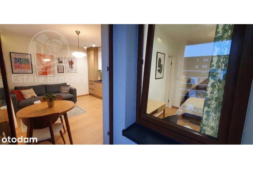 Wrocław, Powstańc&oacute;w Śląskich, Zamknięty teren  Monitorowane  2 pokoje  Balkon