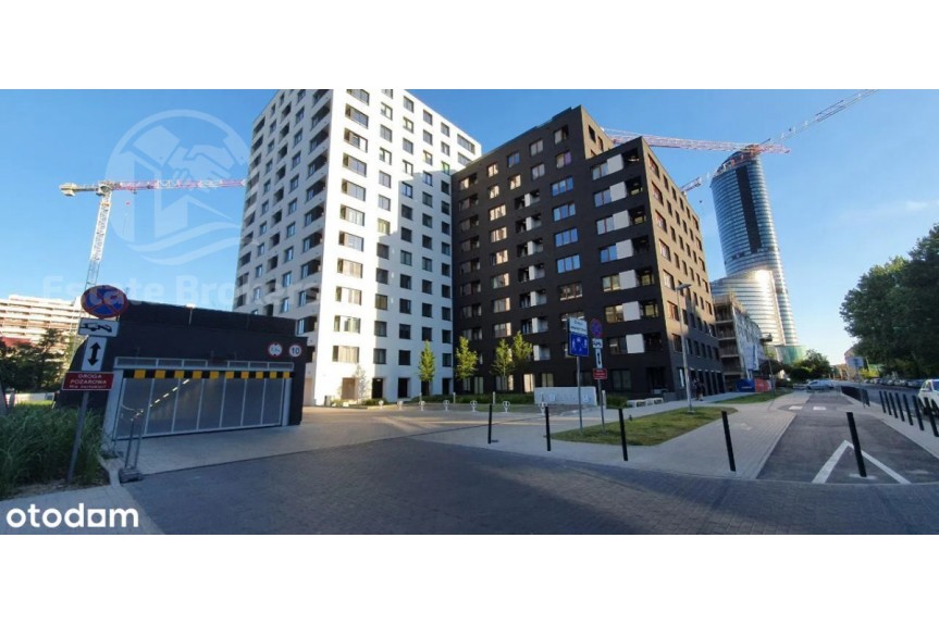 Wrocław, Powstańc&oacute;w Śląskich, Zamknięty teren  Monitorowane  2 pokoje  Balkon