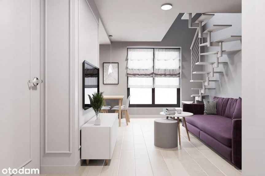 Wrocław, Stacha Świstackiego, 3 pokoje 46 m&sup2; z projektem wnętrza