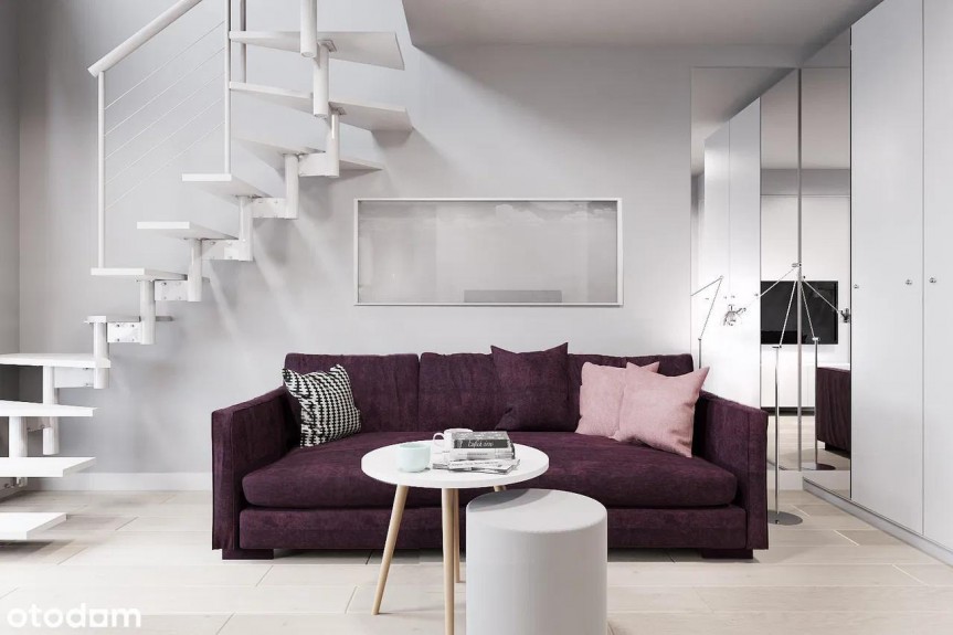 Wrocław, Stacha Świstackiego, 3 pokoje 46 m&sup2; z projektem wnętrza