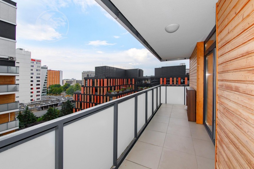 Wrocław, Wrocław-Krzyki, Krzyki, Gwiaździsta, Nowe Centrum Południowe | Duży balkon | Centrum