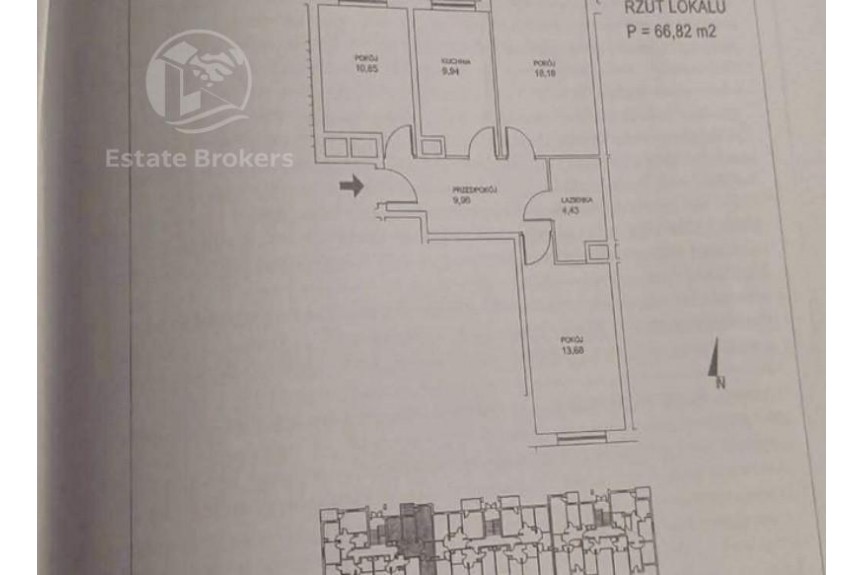 Wrocław, Wrocław-Krzyki, Jagodno, Dla rodziny |3 pok-67m2 |Balkon |Rozkład |Parking