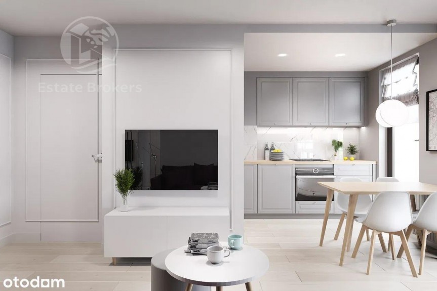 dolnośląskie, Wrocław, Stacha Świstackiego, 3 pokoje 46 m&sup2; z projektem wnętrza