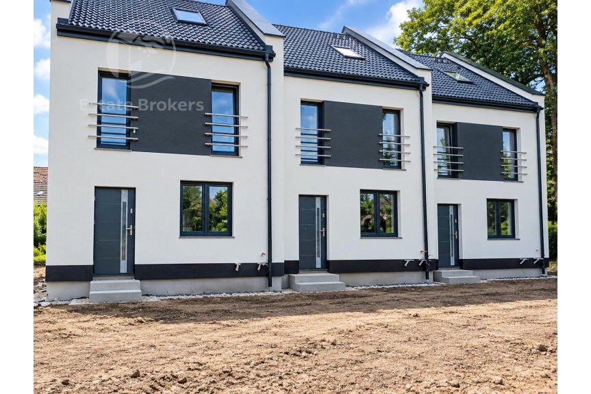 wrocławski, Sob&oacute;tka, Rog&oacute;w Sob&oacute;cki, Tymiankowa, Nowy dom 123,5 m&sup2; | Ogr&oacute;d | Widok na Ślężę | Rog&oacute;w Sob&oacute;cki