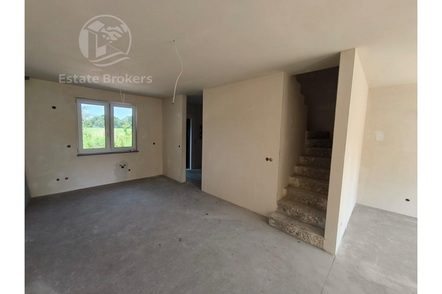 wrocławski, Sob&oacute;tka, Rog&oacute;w Sob&oacute;cki, Tymiankowa, Nowy dom 123,5 m&sup2; | Ogr&oacute;d | Widok na Ślężę | Rog&oacute;w Sob&oacute;cki